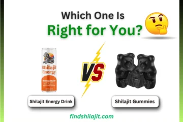 Shilajit Gummies vs Shilajit Energy Drink