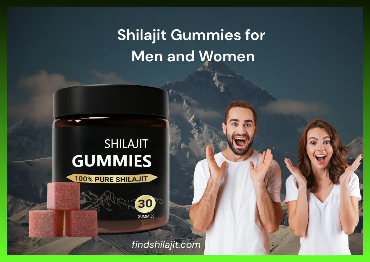 Shilajit gummies for men vs women