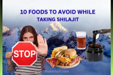 foods to avoid while taking shilajit