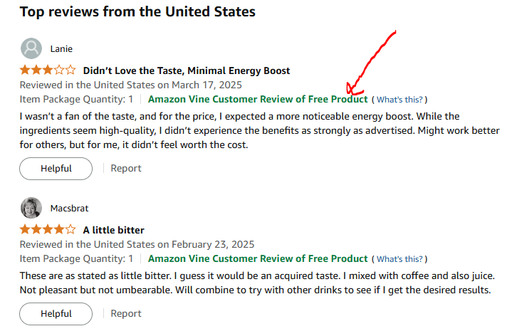 amazon vine reviews
