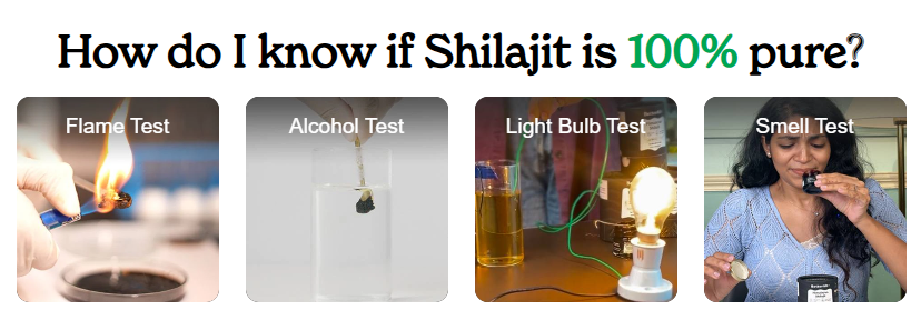 shilajit test image