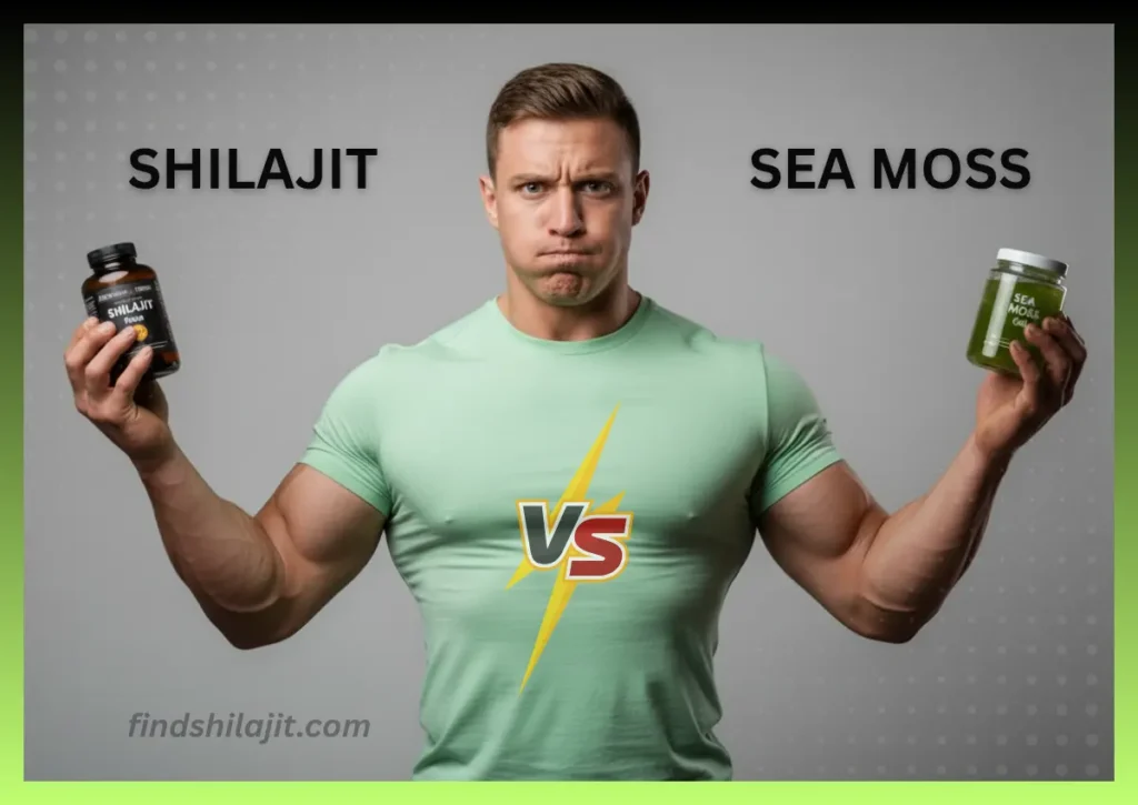 sea moss vs shilajit image