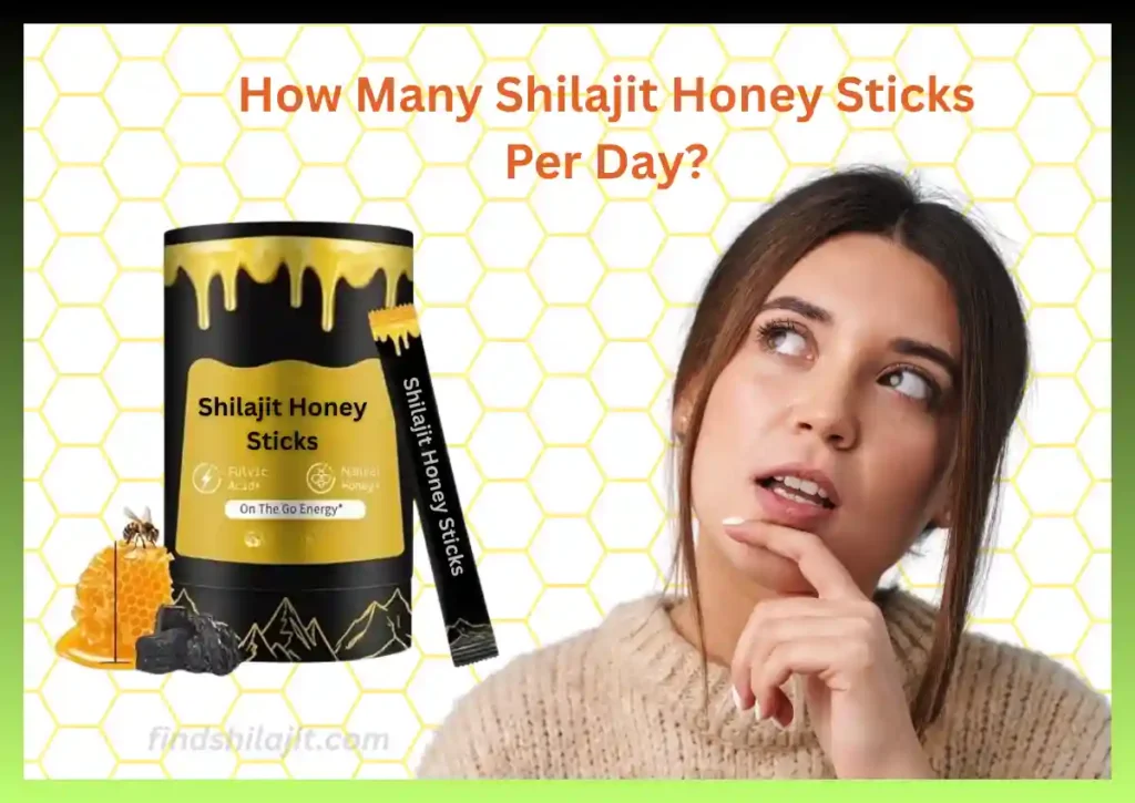 How much shilajit honey stick per day