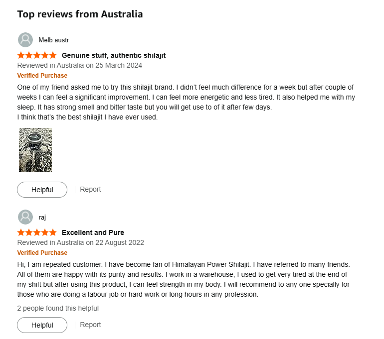 shilajit reviews