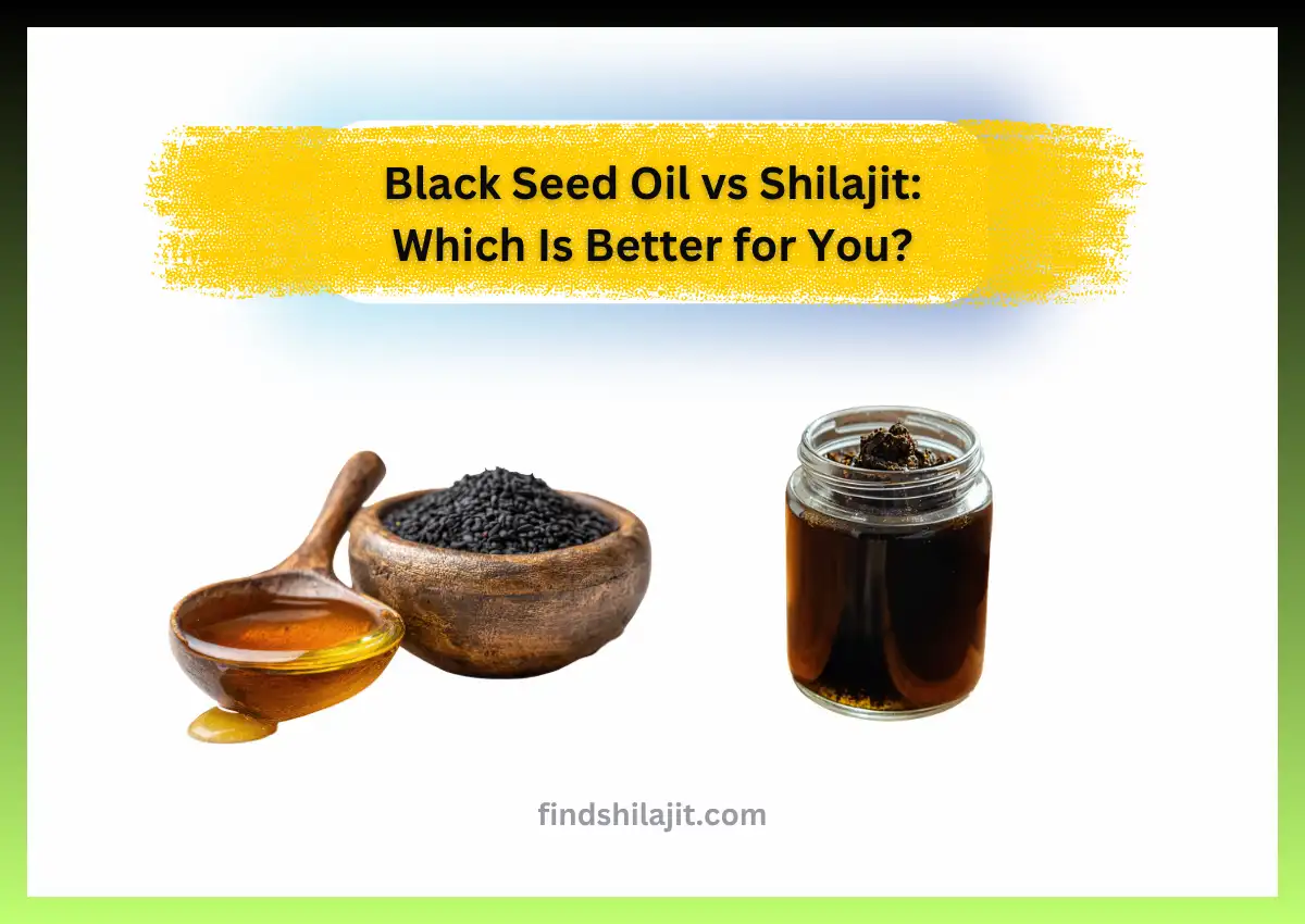 Black Seed Oil vs Shilajit