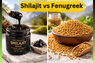 Shilajit vs Fenugreek