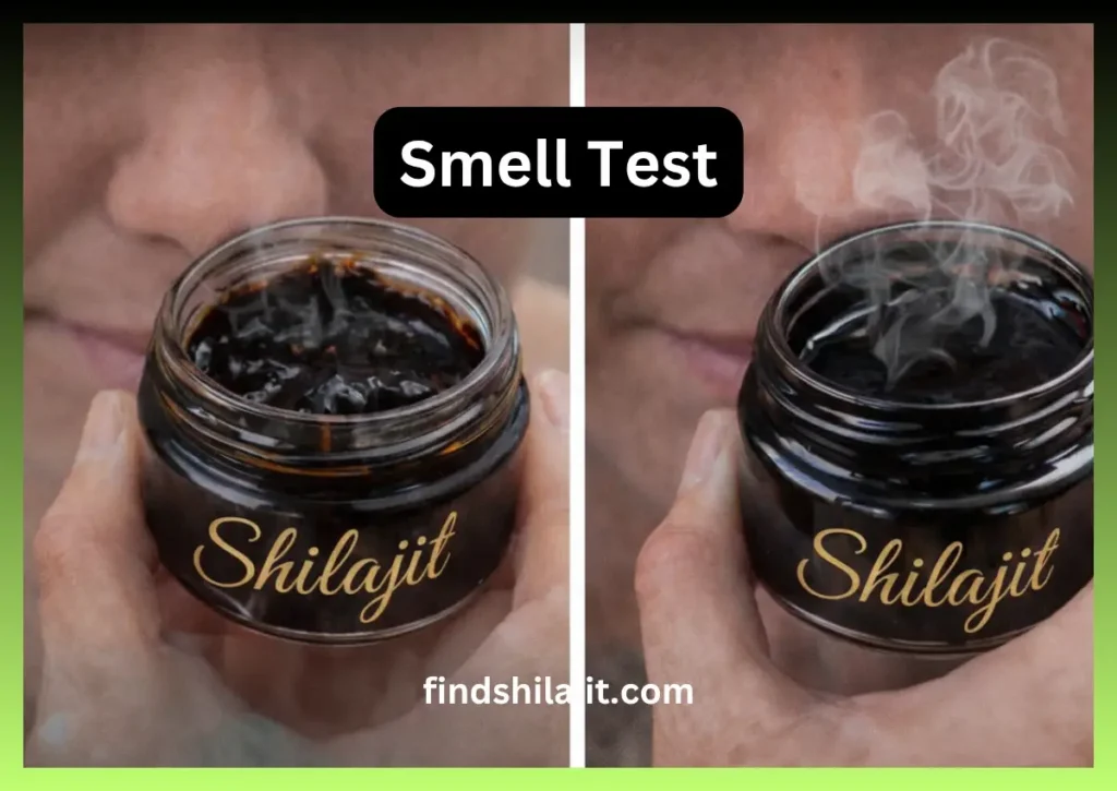 shilajit smell test