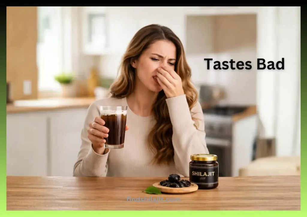 shilajit taste