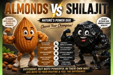 Almonds vs Shilajit