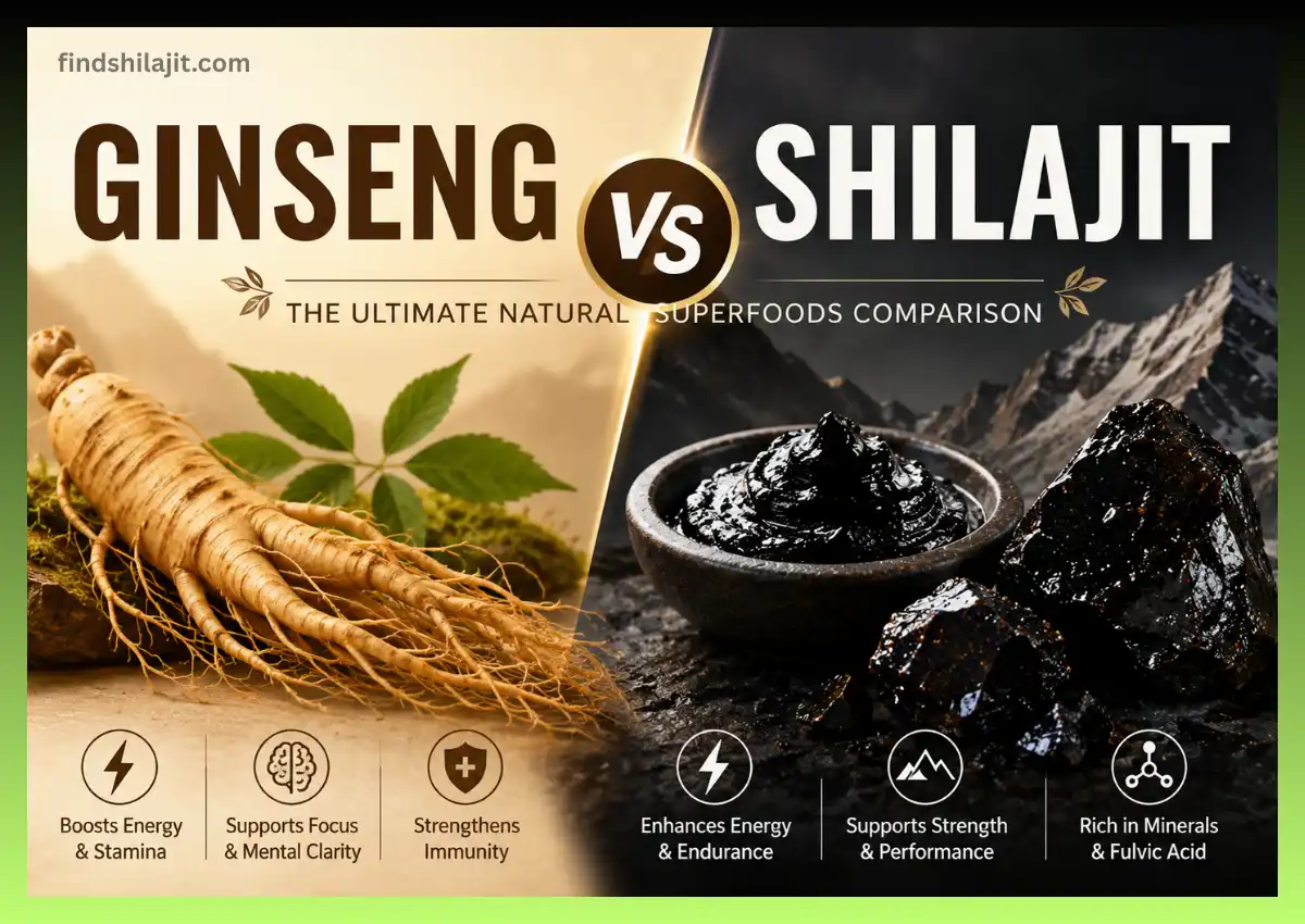 Ginseng vs Shilajit