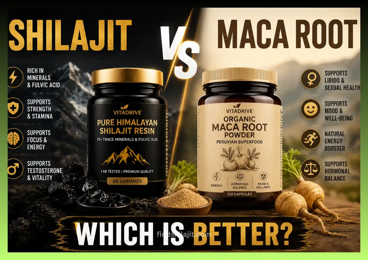 Shilajit vs Maca Root Which Is Better
