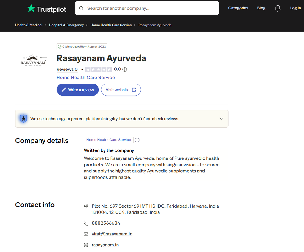 Trustpilot reviews