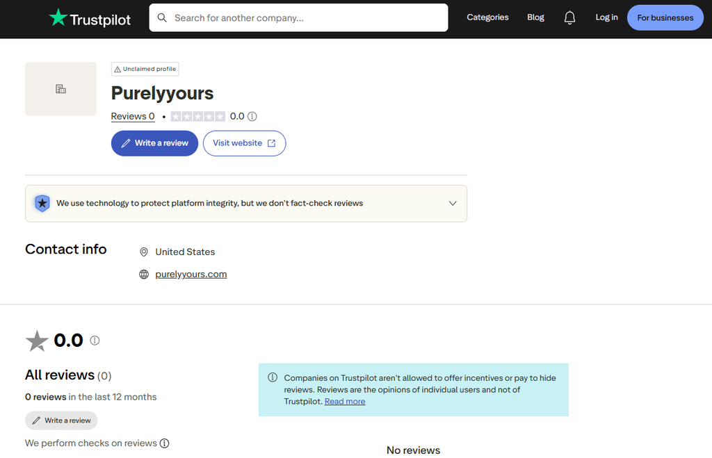 Trustpilot reviews