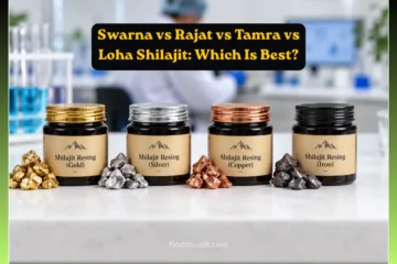 swarna vs rajat vs tamra vs loha shilajit